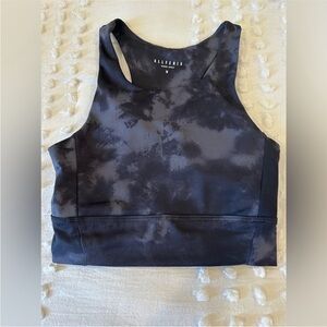 AllFenix Arusha charcoal black sports bra top medium